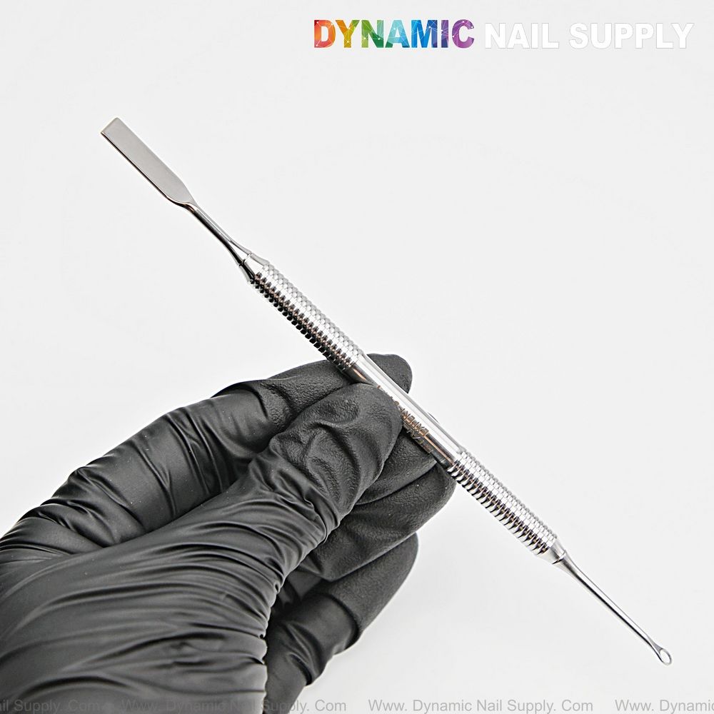 Stainless steel double-ended cuticle pusher - 4