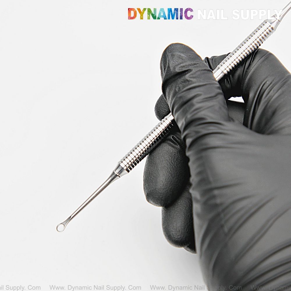 Stainless steel double-ended cuticle pusher - 6