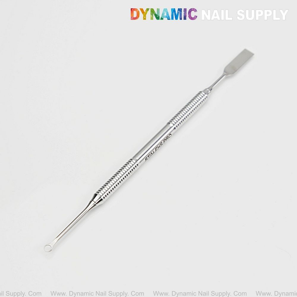 Stainless steel double-ended cuticle pusher - 7
