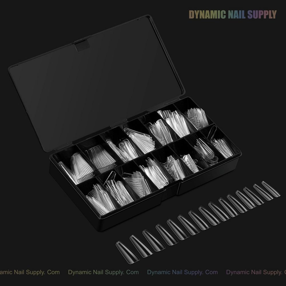 XL coffin Gel-X tips box - 9